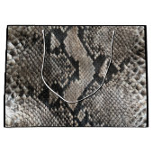 Trendy Python Snake Skin - Rich Elegant Mode Groot Cadeauzakje (Voorkant)