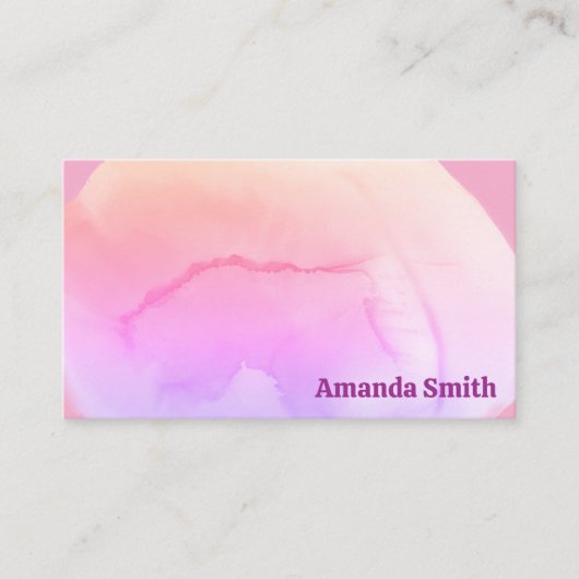 Trendy QR code cool abstracte kleurrijke Business  Visitekaartje (Voorkant)