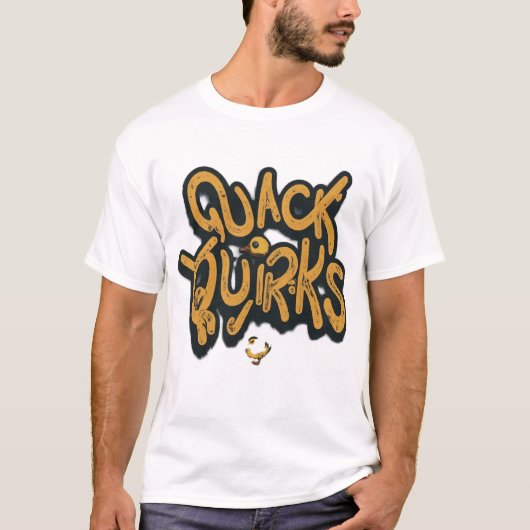 Trendy "Quack Quirks" T-shirt (Voorkant)
