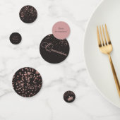 Trendy Quinceanera Party Decor | Roos Gold Glam Confetti (Groep)