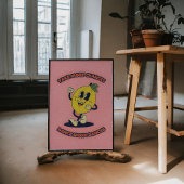 Trendy Quote Pink Wall Art Poster