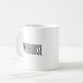 Trendy Quote Twee-Tone Koffie Mok (Voorkant links)