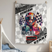 Trendy Racing Blanket Formule 1 Auto voor Meisje Fleece Deken