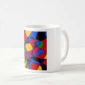 Trendy Rainbow Abstract Art cadeau accessoires Koffiemok (Voorkant rechts)