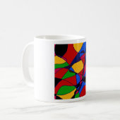 Trendy Rainbow Abstract Art cadeau accessoires Koffiemok (Voorkant links)
