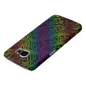 Trendy Rainbow Circuit Board Pattern Case-Mate Samsung Galaxy Hoesje (Onderkant)