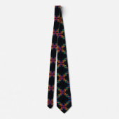 Trendy Rainbow Double Helix DNA Necktie Stropdas (Achterkant)