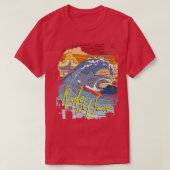 Trendy Rainbow Shark Graphic T-shirt (Design voorkant)
