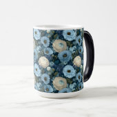 Trendy Ranunculus Bloem Geschenk Voor Hem Afstuder Magische Mok (Voorkant rechts)