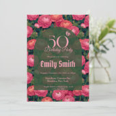 Trendy Ranunculus Glans 70e Verjaardag Kaart (Staand voorkant)
