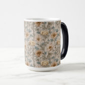 Trendy Ranunculus Patroon Universiteit Afstuderen Magische Mok (Voorkant rechts)