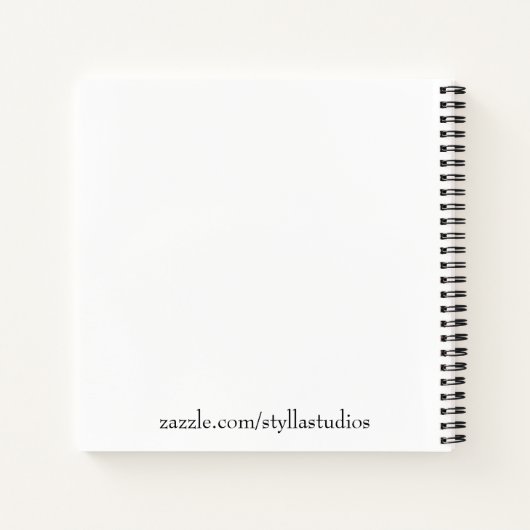 Trendy Recipe Book, Sketch Journal Books Notitieboek (Achterkant)