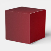 Trendy Red-Black Grainy Vignette Bedankdoosjes (Achterkant)