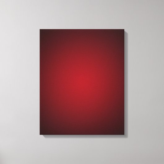 Trendy Red-Black Grainy Vignette Canvas Afdruk (Voorkant)