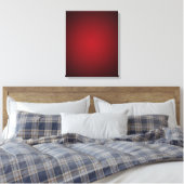 Trendy Red-Black Grainy Vignette Canvas Afdruk (Insitu (Slaapkamer))