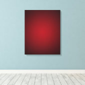 Trendy Red-Black Grainy Vignette Canvas Afdruk (Insitu (Houten vloer))