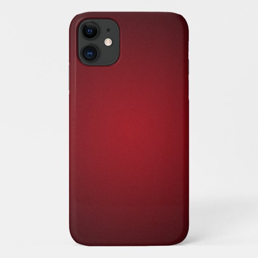 Trendy Red-Black Grainy Vignette Case-Mate iPhone Case (Achterkant)