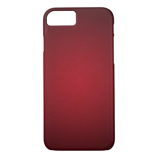 Trendy Red-Black Grainy Vignette Case-Mate iPhone Case (Achterkant)