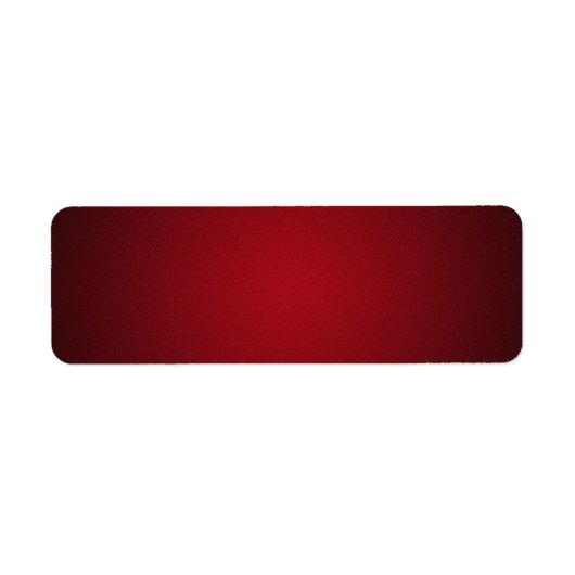 Trendy Red-Black Grainy Vignette Etiket (Voorkant)