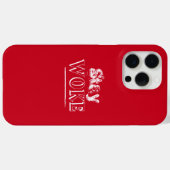 Trendy Red Blijf Woke Case-Mate iPhone Case (Achterkant (horizontaal))