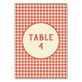 Trendy  Red Checkerboard Pattern - Aangepast Kaart (Achterkant)