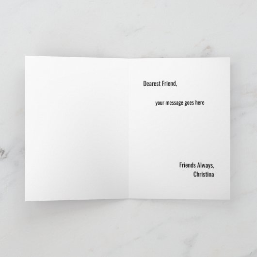 Trendy Red Las Vegas Showgirl Bridesmaid Proposal Kaart (Binnen)