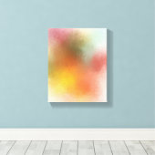 Trendy Red Pink Yellow Blue Paars Green Modern Canvas Afdruk (Insitu (Houten vloer))