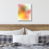 Trendy Red Pink Yellow Blue Paars Green Modern Canvas Afdruk (Insitu (Slaapkamer))