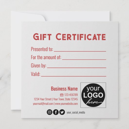 Trendy Red Satin Ribbon Gift Bow White-kaartje (Achterkant)