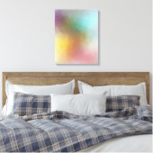 Trendy Red Yellow Blue Paars Modern Abstracte Art Canvas Afdruk (Insitu (Slaapkamer))