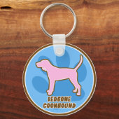 Trendy Redbone Coonhound Sleutelhanger (Voorkant)