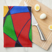 Trendy regenboog abstracte kunst cadeauaccessoires theedoek (Quarter Fold)