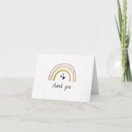Trendy Regenboog Bedankkaart