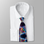 Trendy Regenboog Dubbele Helix DNA Das (Gebonden)