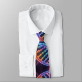 Trendy Regenboog Dubbele Helix DNA Das (Gebonden)