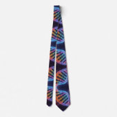 Trendy Regenboog Dubbele Helix DNA Das (Achterkant)