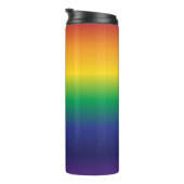Trendy Regenboog Gradiënt Strepen Thermosbeker (Geroteerd rechts)