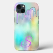 Trendy regenboogschijven Holografisch Case-Mate iPhone Case (Achterkant)