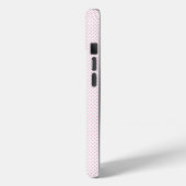 Trendy Religieus Roze Stip Bloem Boog Witte Duiven Case-Mate iPhone Case (Achterkant / Links)