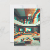 Trendy retro 30e verjaardag 2000s feest verjaardag kaart (Achterkant)