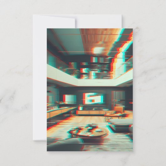 Trendy retro 30e verjaardag 2000s feest verjaardag kaart (Achterkant)