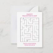 Trendy Retro 90s Dolphin Classroom Valentijnse Kaa Notitiekaartje (Achterkant)