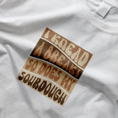 Trendy Retro Beige Zuurdesem Brood Baker Grappig T-shirt