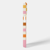 Trendy Retro Checkerboard Monogram Case-Mate iPhone Case (Achterkant / Rechts)