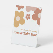 Trendy Retro Daisies Meisje Verjaardag