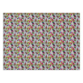 Trendy Retro Geometrische Patroon Rechthoek Tafelkleed (Voorkant (Horizontaal))