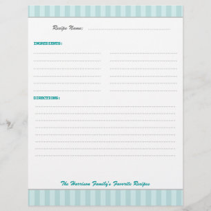 Trendy Retro Recipes Multomap Insert