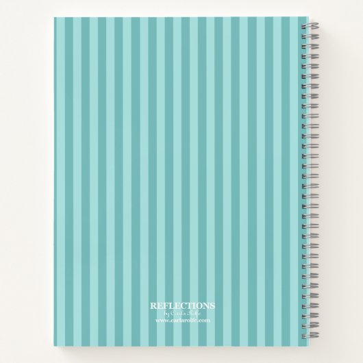 Trendy Retro Recipes Personalized Notitieboek (Achterkant)