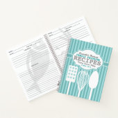 Trendy Retro Recipes Personalized Notitieboek (Binnen)