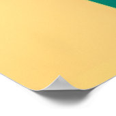 Trendy  Retro stijl Poster (Hoek)